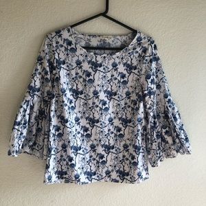 Anthropologie Jane & Delancey Floral Blouse